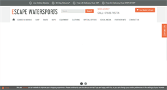 Desktop Screenshot of escape-watersports.co.uk